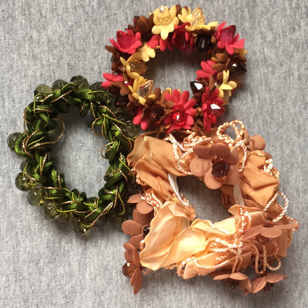 Whimsical Beaded Hairband Set